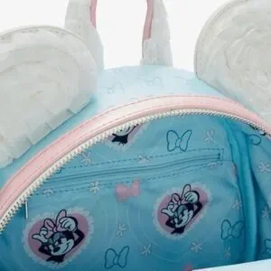 Loungefly | Bags | Loungefly Minnie Mouse Embossed Ruffle  display picture 1